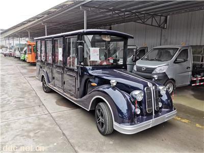  四轮带门电瓶老爷车、景区接送客人电瓶车